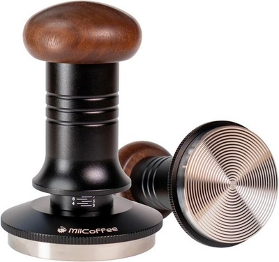 MiiCoffee Espresso-Kaffeestampfer 58,5 mm, ebener Kaffeestampfer für