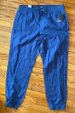 NWT Gap Twill Jogger Pants Womens Large Stretch Cobalt Blue Joggers 70 Pockets
