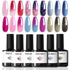 MODELONES Mood Gel Nail Polish Set Temperatur...