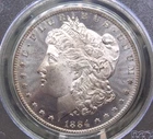 1884 "O" Morgan SILVER Dollar $1 PCGS MS65 PL #200 OGH Green *PROOF LIKE* BU Gem