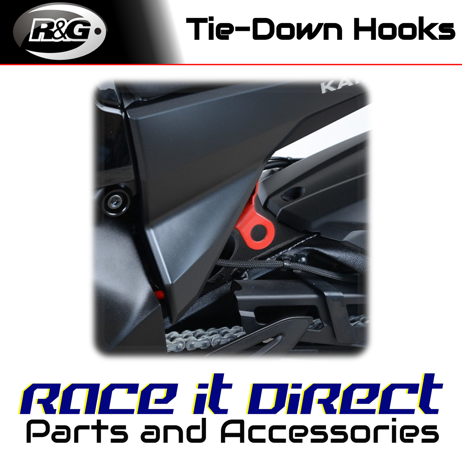 R&G - TH0028BK - Tie-Down Hooks