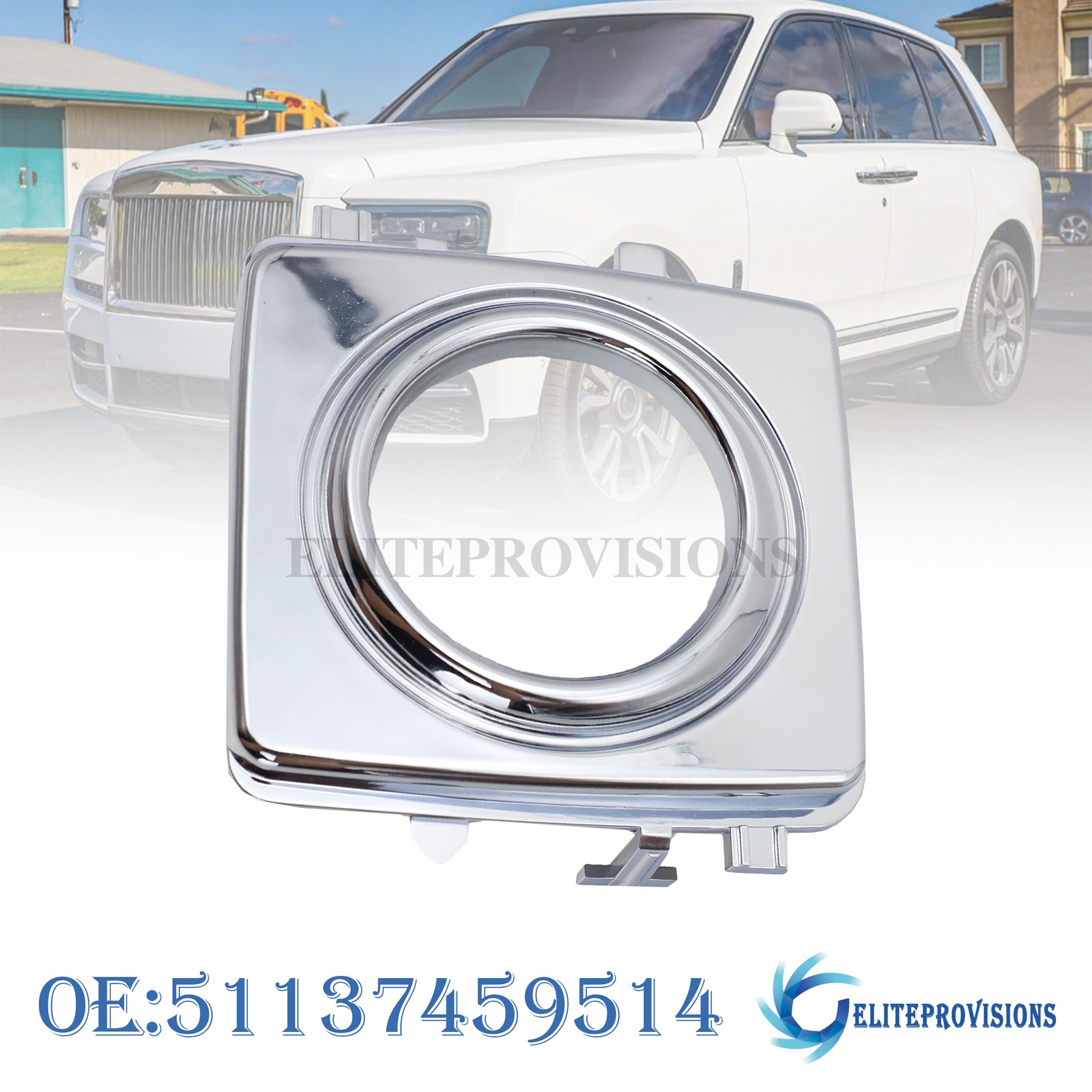 Chrome Cover Spirit Of Ecstasy For Rolls-Royce Cullinan 2019-2023