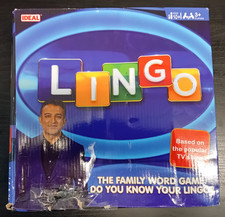 LINGO: The Ideal Word Game.  Box Damaged, all items present and in sealed bags.