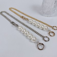 Replacement Pearl Purse Chain Strap Handle Shoulder Crossbody Bag Handbag