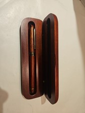 Wood Ballpoint Pen Wood Presentation Case Gol...