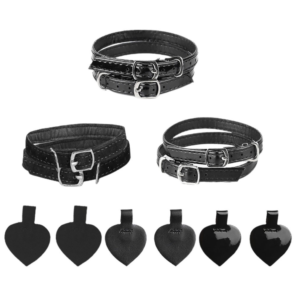 APL Set 3 cinghie anti smontaggio tuta tacchi scarpe Miss lacci per scarpe alte