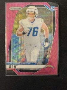 2024 Panini Prizm Football Joe Alt Pink Wave Prizm #353 RC Rookie Chargers
