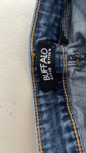 Buffalo David Bitton Damenjeans 8 x 29 blau Denim gerades Bein Stretch Baumwolle - Bild 4 von 5