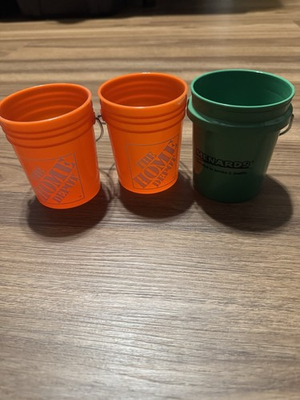 #ad Mini Bucket Ornaments 2x Home Depot 1x Menards Limited Edition $40.00