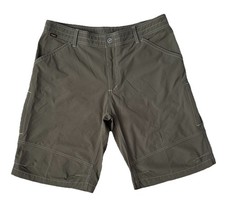 Kuhl Renegade Hiking Shorts Mens 38 Gray 12" Stretch Nylon Outdoor Hiking