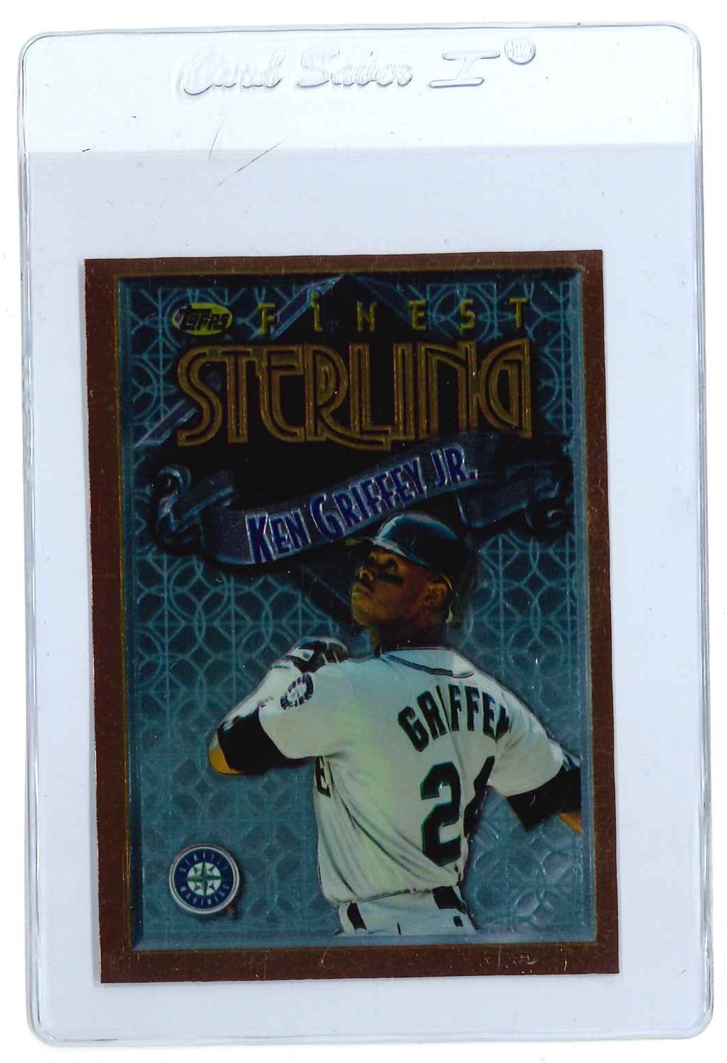 1996 Topps Finest Sterling #24 Ken Griffey Jr. HOF No Coating Seattle Mariners