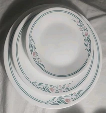 13 Total-CORELLE ROSEMARIE-DINNER PLATES 5 Bread/Butter Plates 4 6 3/4" PLATES