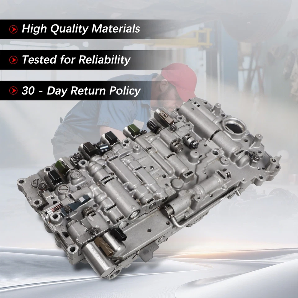 Cuerpo de válvula de transmisión de 6 velocidades con solenoides para Lexus IS300 A960E 2005 Foto 3 de 4