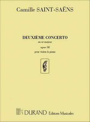 Deuxieme Concerto en ut majeur opus 58 | Camille Saint-Saens | Editions Durand