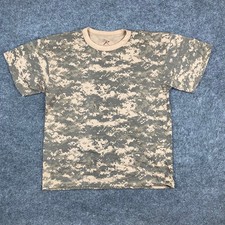 Rothco T-Shirt Mens XL Digital Camo Short Sleeve Military Tactical