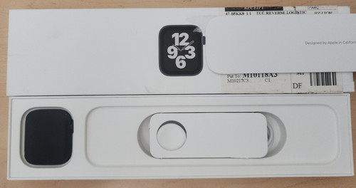 Apple Watch Series 8 Black "For Parts Repair Only" + Box &Charger