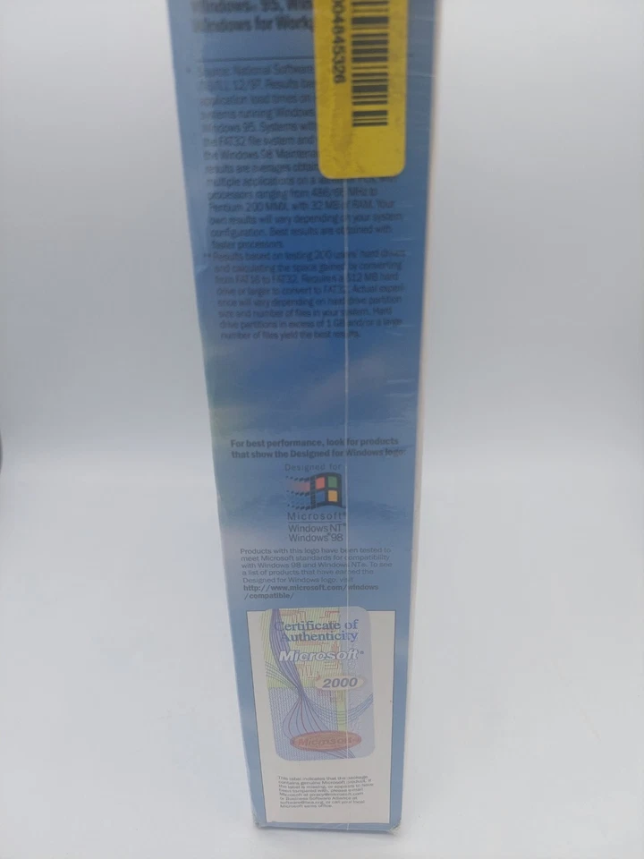 Actualización vintage de Microsoft Windows 98 *SELLADA* nueva PC Big Box Foto 4 de 4