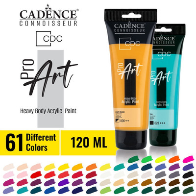 Cadence PRO-Art Heavy Body Acrylfarbe 120ML   Künstlerqualität