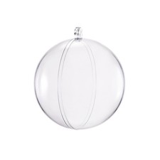 12pcs 2-inch 50mm Clear Plastic Ornaments Ball