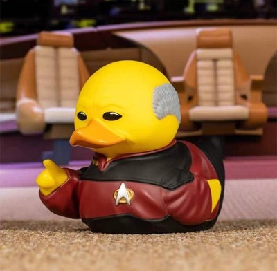 Numskull Star Trek Jean-Luc Picard TUBBZ Cosplaying Duck Yellow PVC H9cm/3.5inch
