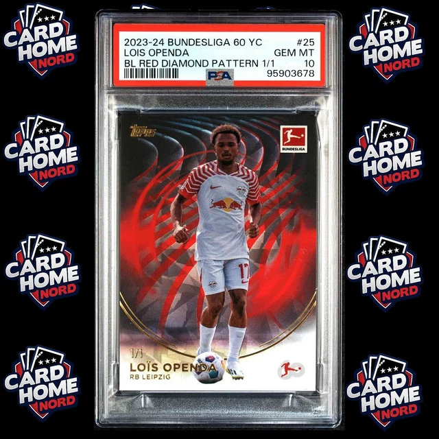 Lois Openda 1/1 PSA 10 25 - 2023-24 TOPPS 60 Years Bundesliga
