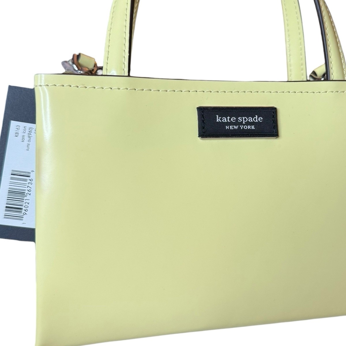 専用ページ　s New Kate Spade Sam Icon Leather Mini Tote Suns Out NWT Crossbody