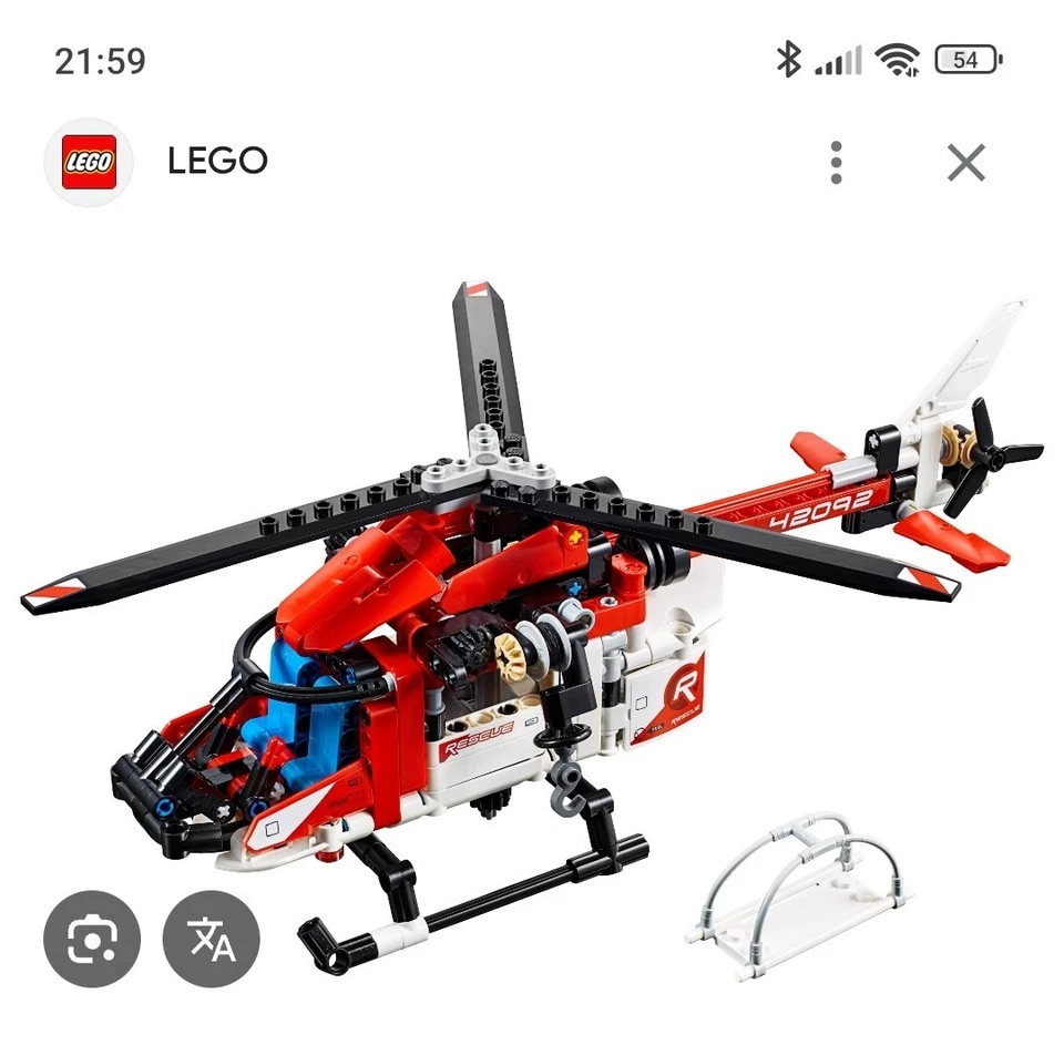 LEGO Technic 42092 Rescue Helicopter, photo 1 sur 2