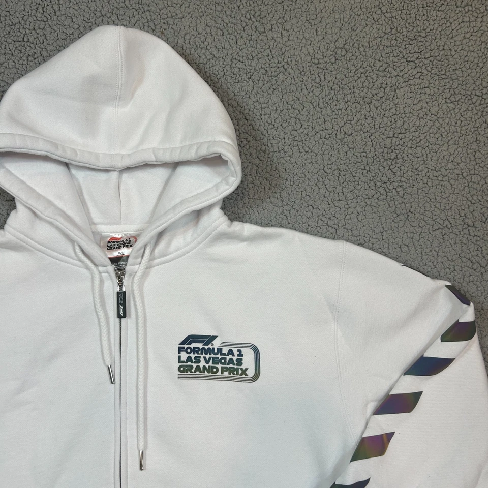 Formula 1 Las Vegas Grand Prix 2023 Graphic Full Zip Hoodie Men’s Size M Rare - Image 2 of 4