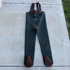 Vtg Hodgman Neoprene Chest Waders MT Medium Tall Fishing Hunting Made in Taiwan