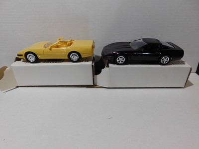 ERTL 1995 Chevy Corvette Models 2 different New in Box Coupe and convertable