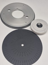 Vintage Garrard GT-35 Auto-Return 2-Speed Turntable Platter And Mat