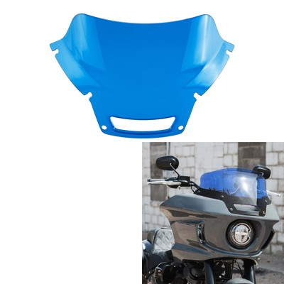 #ad Blue Front Windscreen Windshield Fit For Harley Low Rider ST FXLRST 2022 2025 $59.99