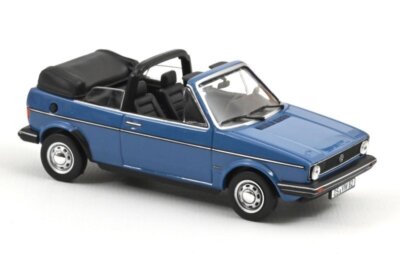 VW Volkswagen Golf Cabrio - 1981 - Monaco blau - NOREV 1:43