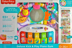 fisher price deluxe kick and play piano gym pink