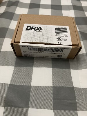 BRX 1 Sealed/1 Open- AutomationDirect 8-Point Relay Output Module - BX-08TRZ PLC