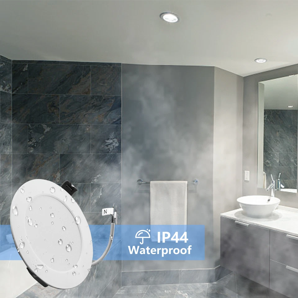 LED Panel Einbaustrahler Deckenleuchte Einbauleuchte Flach Einbau Spot 230V Rund - Bild 4 von 4