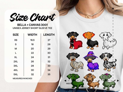 DACHSHUND HALLOWEEN T-SHIRT - Picture 7 of 43