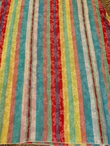 AKH look por capas túnica de gasa ligera rayas coloridas CE (42-46) NUEVO - Imagen 5 de 6
