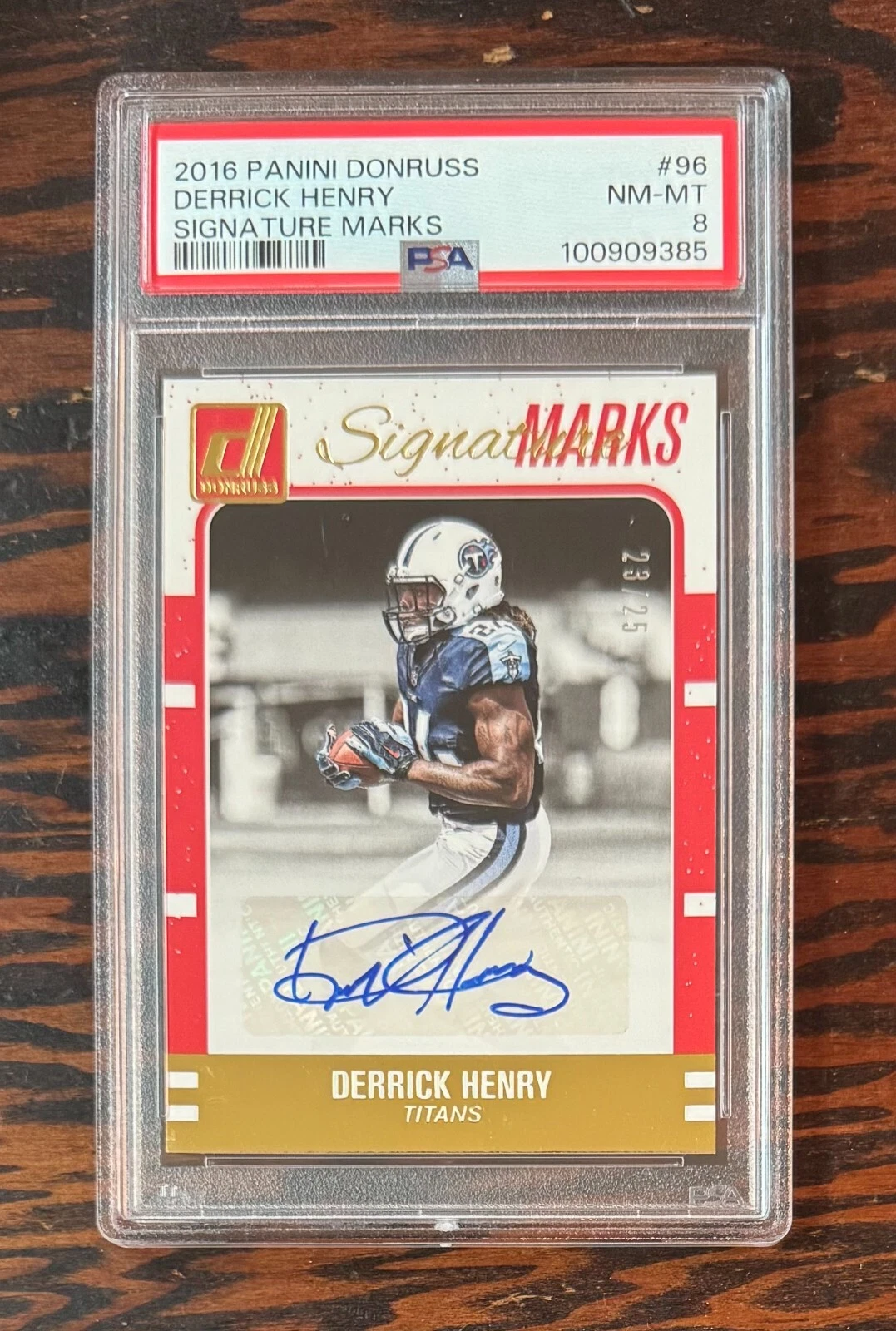 Derrick Henry Panini Donruss Signature Marks #96 Base