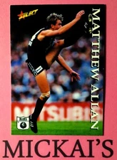 AFL SELECT 95 - MATTHEW ALLAN RUCK CARLTON FOOTBALL CLUB 1995 #265 OF 450 AFLPA