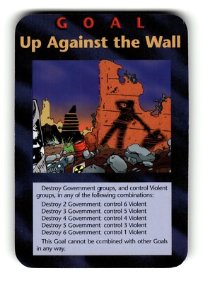 その他 Up Against the Wall PSA9 INWO Goal: Up Against The Wall! Card Limited INWO Illuminati New World