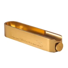 3-in-1 Travel Metal Cigar Ashtray With Puncher Scale Ruler Portable Single Cigar