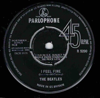 POP VINYL -  BEATLES - I FEEL FINE - PARLOPHONE