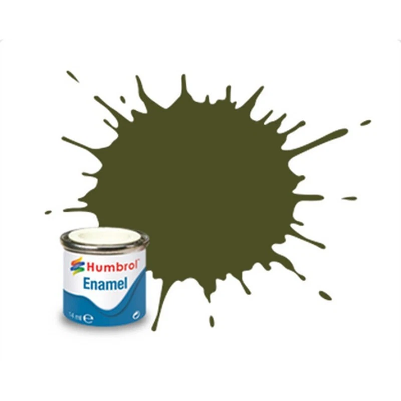 Humbrol 155 Olive Drab Mat - 14ml Peinture Émail