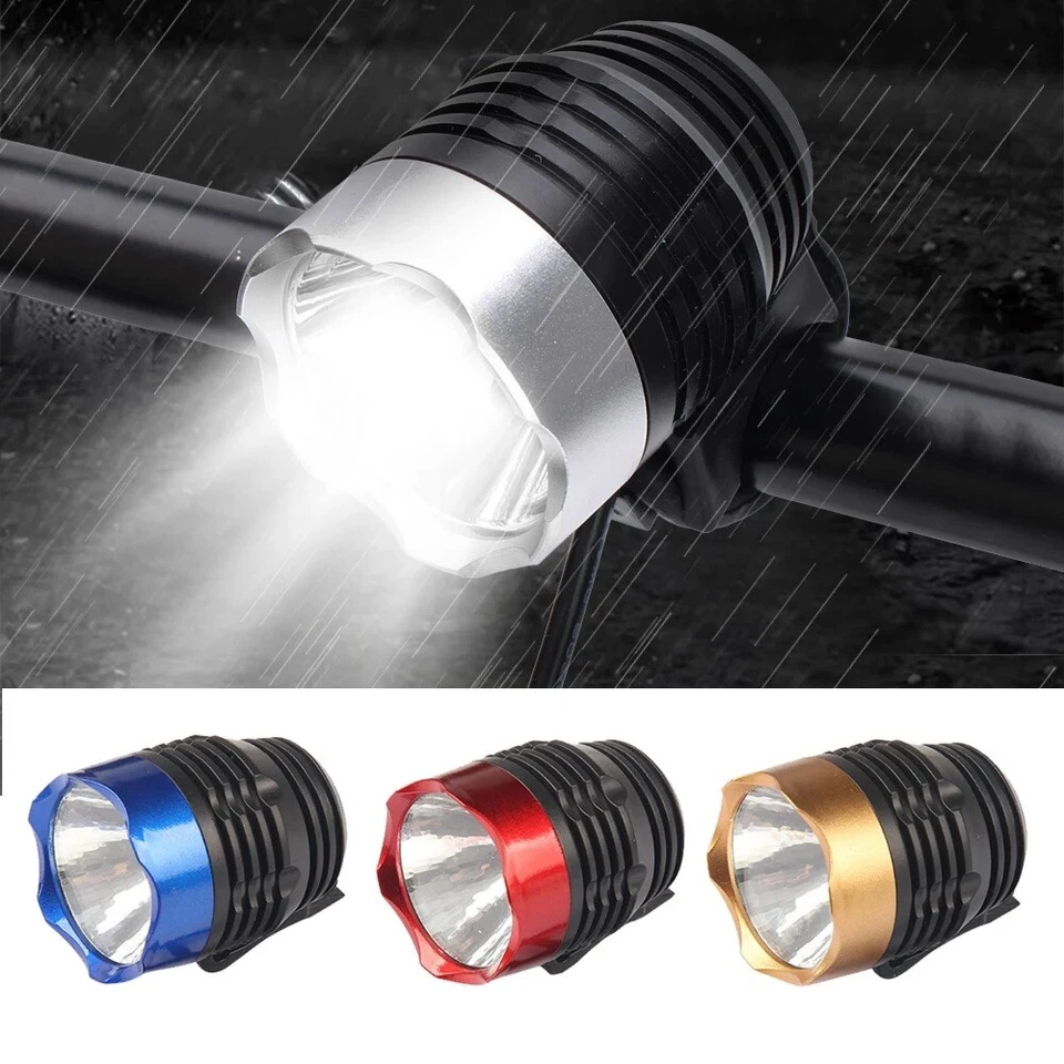 Fahrrad LED Weiß Licht Scheinwerfer Fahrradlicht mit USB-Kabel / mit Batterie - Image 3 of 4