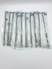 12" Heavy Duty 5/16" Battery Hold Down J Bolts Rods Adjust 8" To 12" 10 PACK