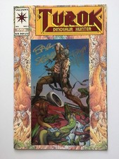 Turok, Dinosaur Hunter #1 (1993) Signed Bart Sears Randy Elliott Autographed
