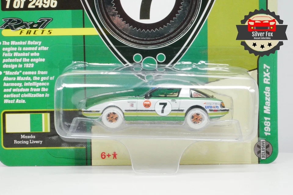 Mazda RX-7 1981 Johnny White Lightning automático exclusivo mundial edición limitada carrera Foto 2 de 3