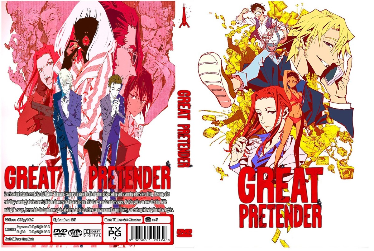 GREAT PRETENDER DVD 全巻 セット アニメ Great Pretender Anime Series Episodes 1-23 Dual Audio