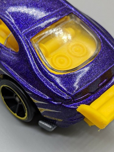 HOT WHEELS POWER PRO 2001 RACING PURPLE YELLOW MATTEL THAILAND G15-Free Shipping - Picture 8 of 11